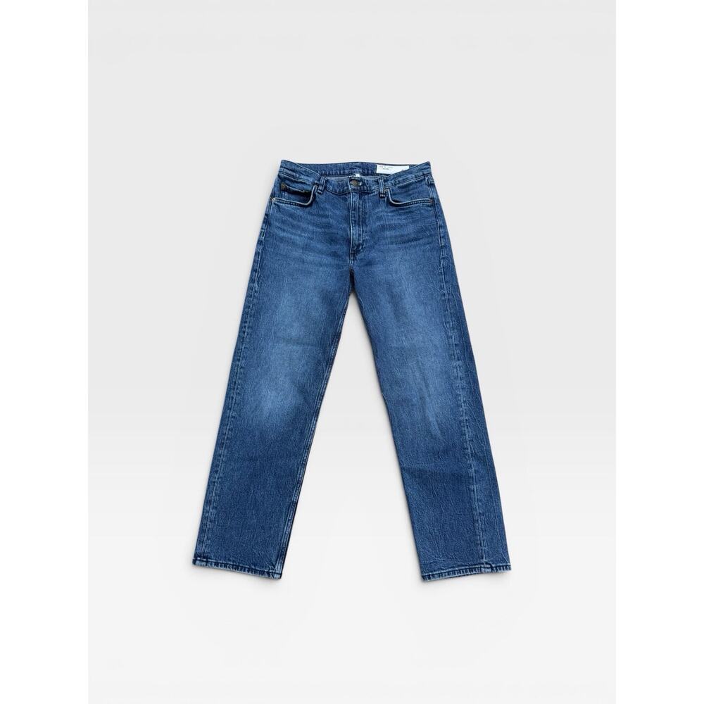 Rag & Bone Harlow Midrise Ankle Straight Jeans Womens 28 Vintage Stretch $278